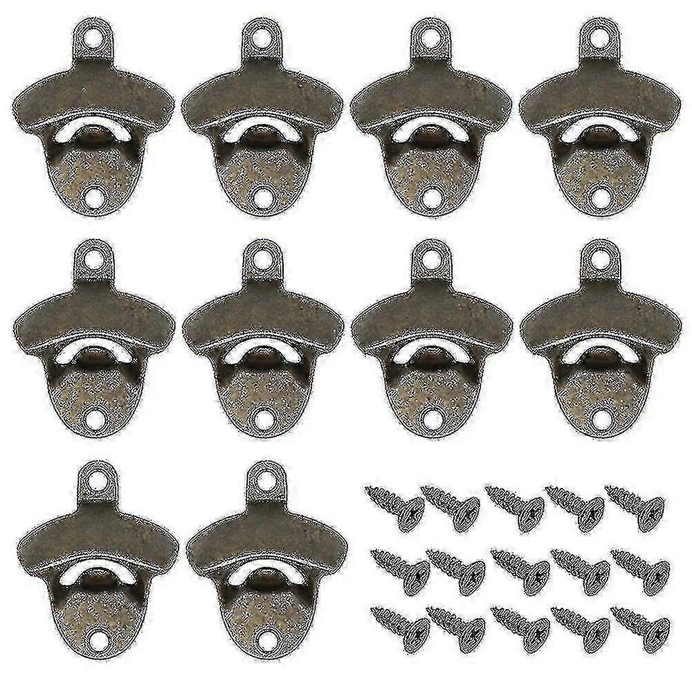 10pcsビンテージ壁掛けビール瓶オープナー・栓抜きバーKTVホテルホームズ