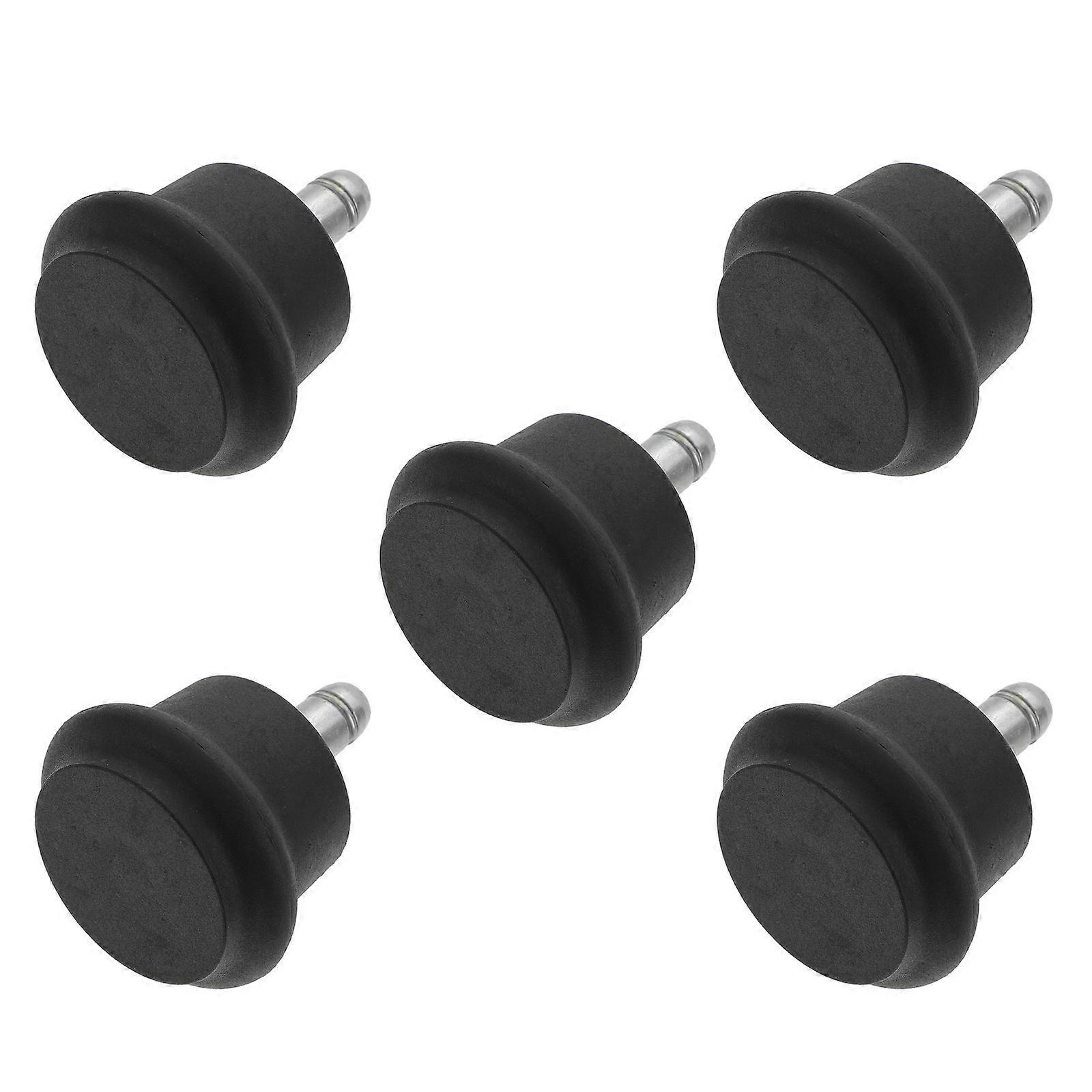5pcs Silent Swivel Chair Wheels Replacement for Office & Home Furniture – Smooth Rotation Caster Wheels for Hardwood, Tile & Carpet Floors –