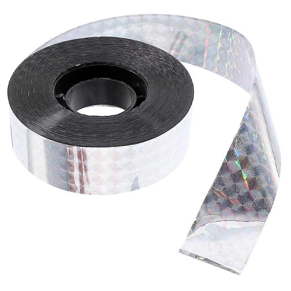 Dual Function Bird Tape Combining Scaring and Decoration for Outdoor Spaces