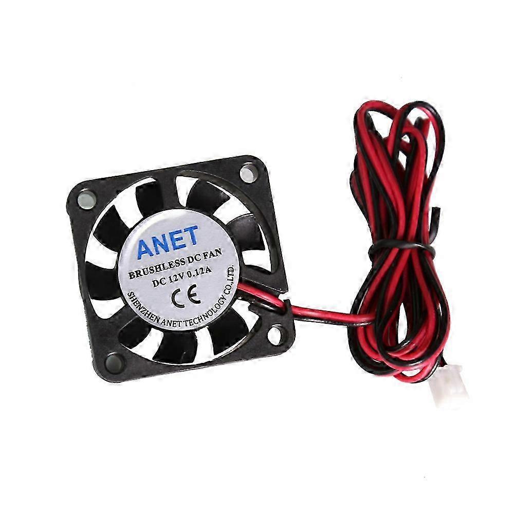 4 Pcs 12V DC Brushless Blower Fan for 3D Printer 4010 Inflatable Cooling Fan