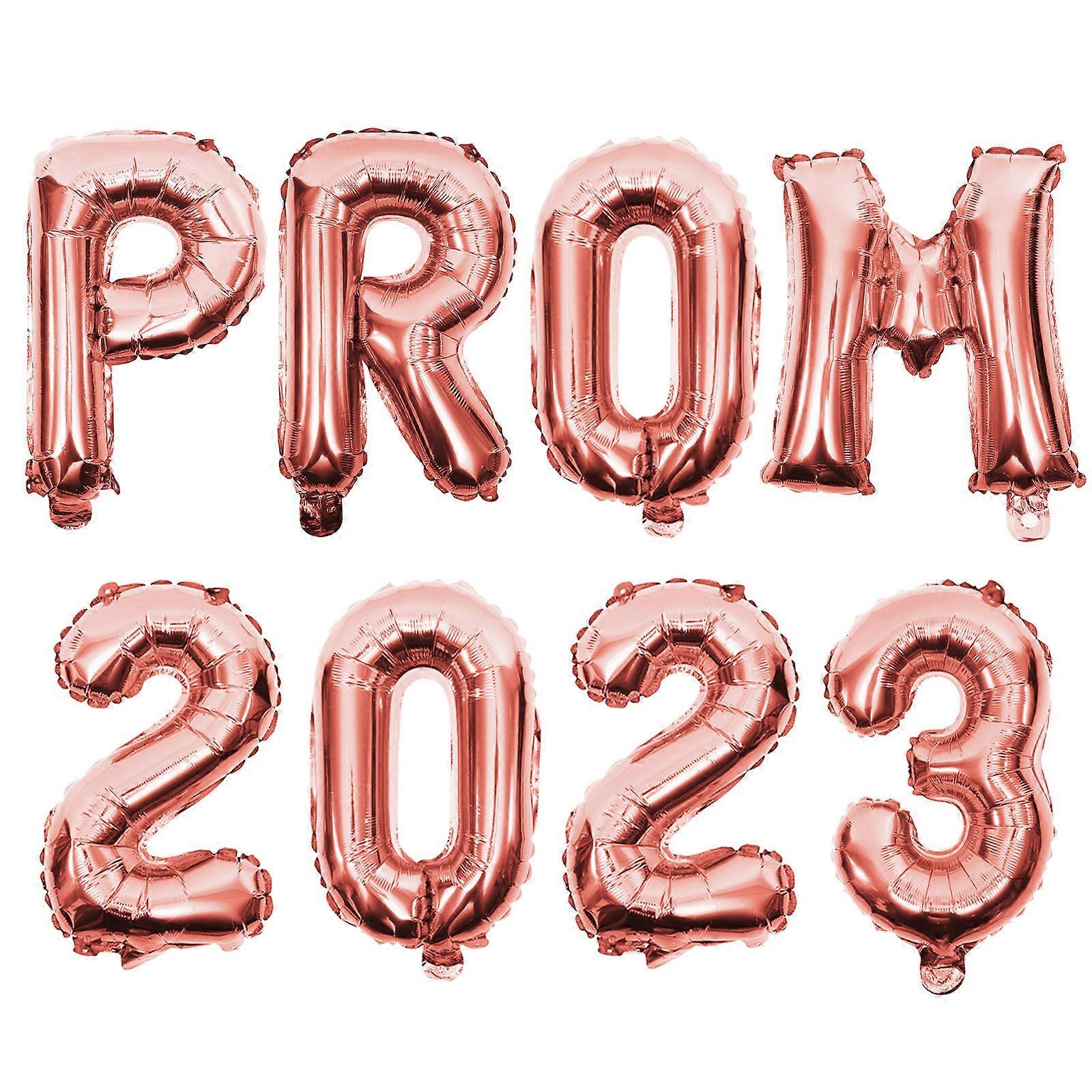 Balloons Graduation 2023 Grad Decorations Classroom Decoration 40CM Rose Gold 2 Sets