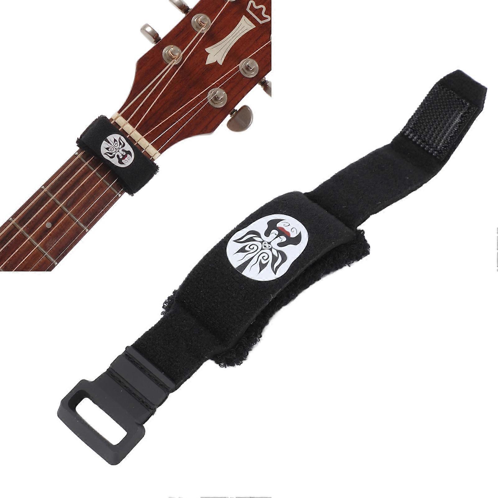 Guitar String Muter Neoprene Bass Noise Reducer White Face Wrap