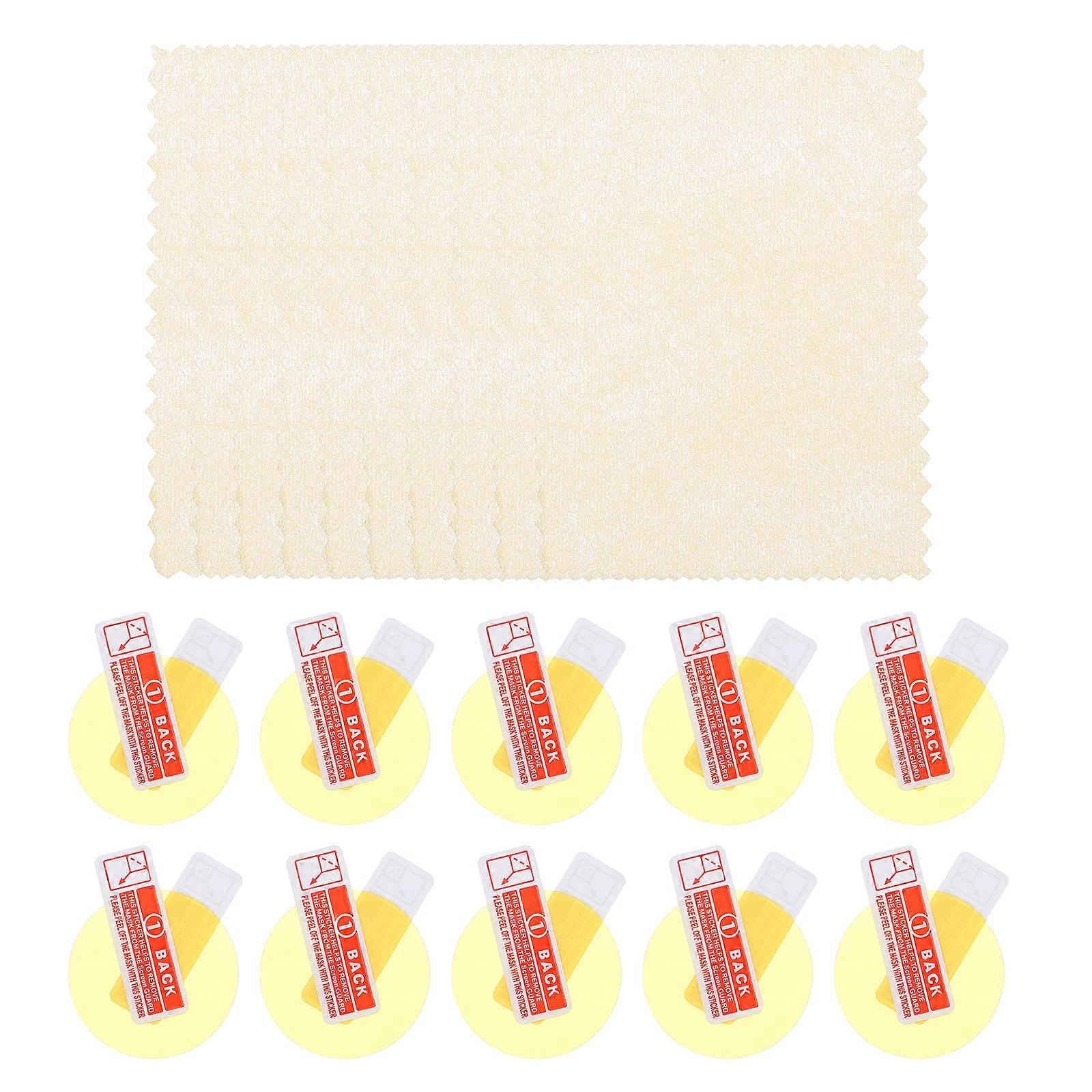 Watch Glass Screen Protector Transparent PET Outdoor Activities 10Pcs