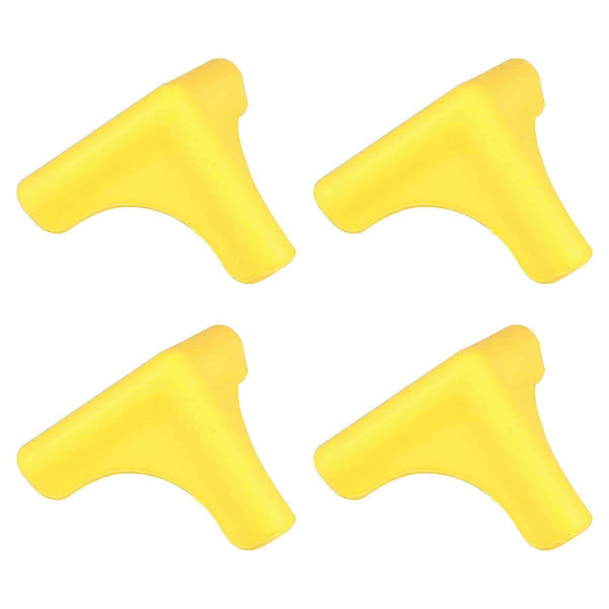 Anti Crash Corner Protector Table Corner Guards Safety Protection For Home Furniture Yellow 4Pcs