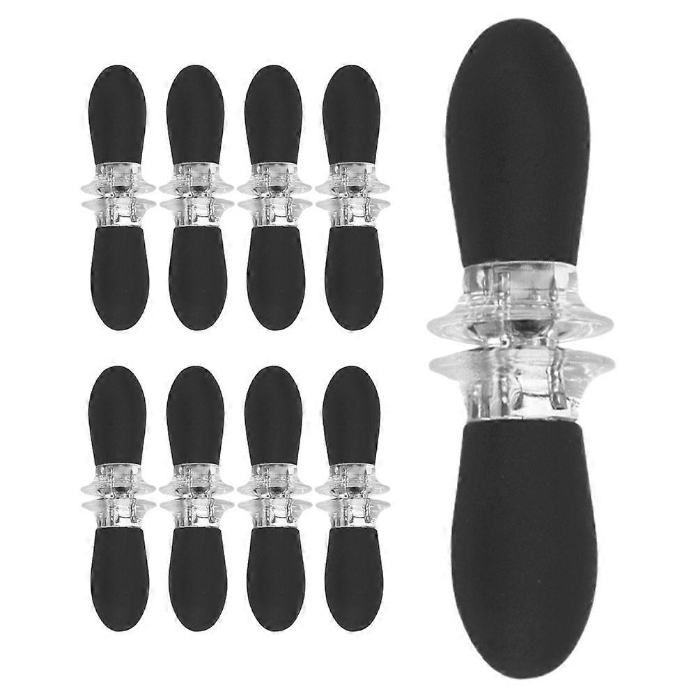 Corn Forks Multi Function Corn Holders 9Pairs For Home Cooking Barbecue Camping Black Silicone