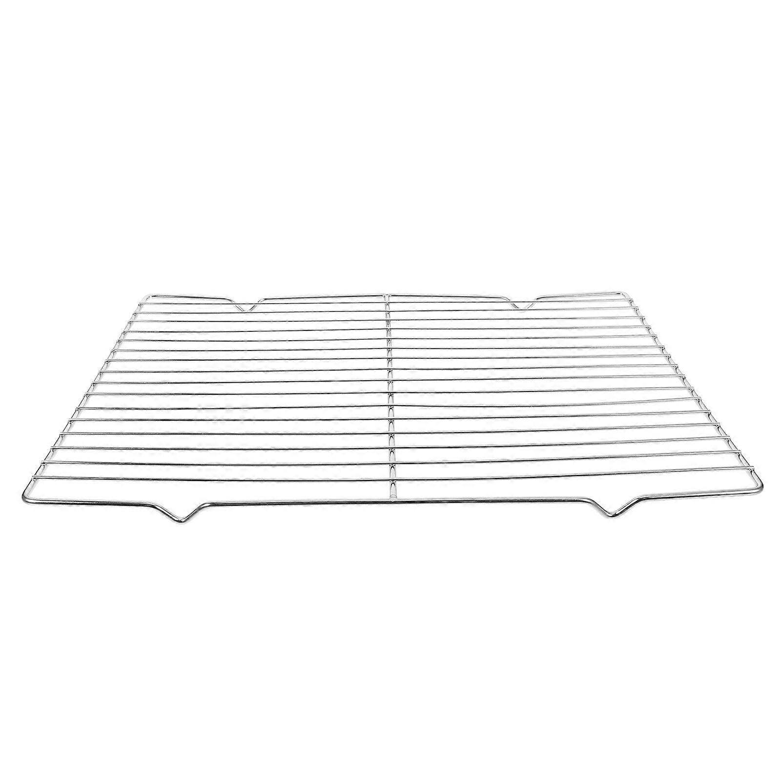 Fryer Grill Rack Stainless Steel Draining Tray Cooking Enthusiasts 39.4X27.2X1.5CM Filter Net 1Set