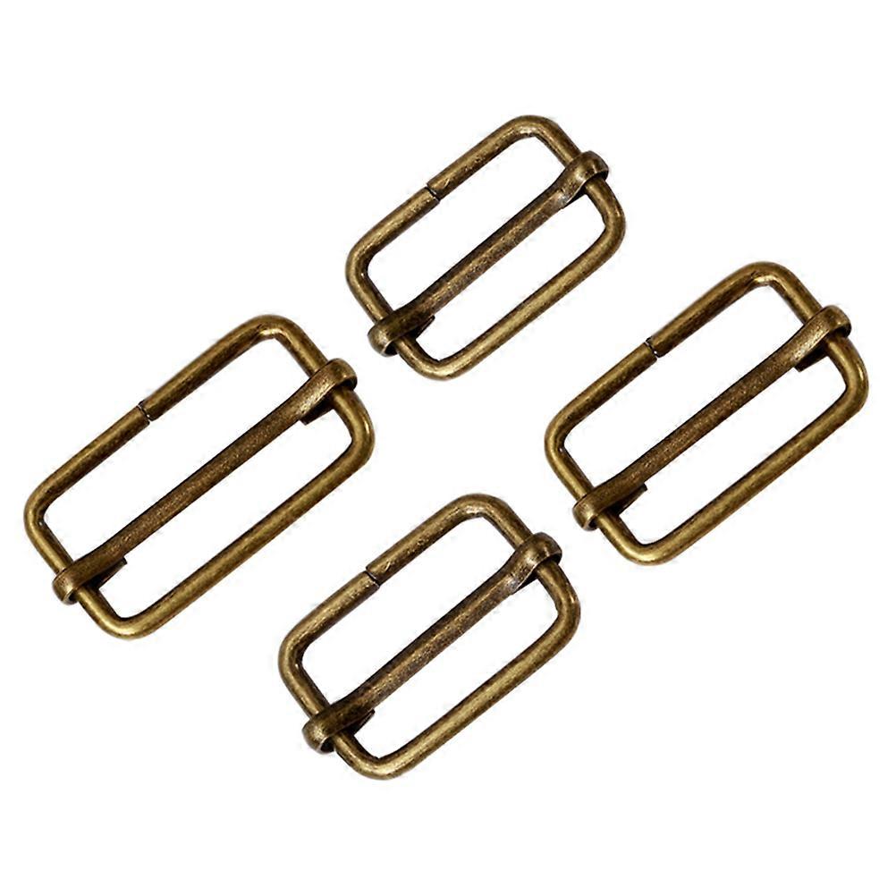 Slide Belt Connection Buckles Metal Strap Buckle for Handbag Making Golden Copper 100Pack