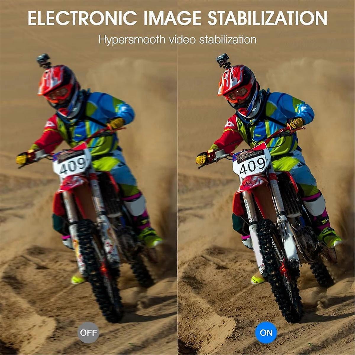 V10 5K Action Camera Electronic Image Stabilization 2 Inch Touch Screen Waterproof Video Camera Motion Detection Dashcam