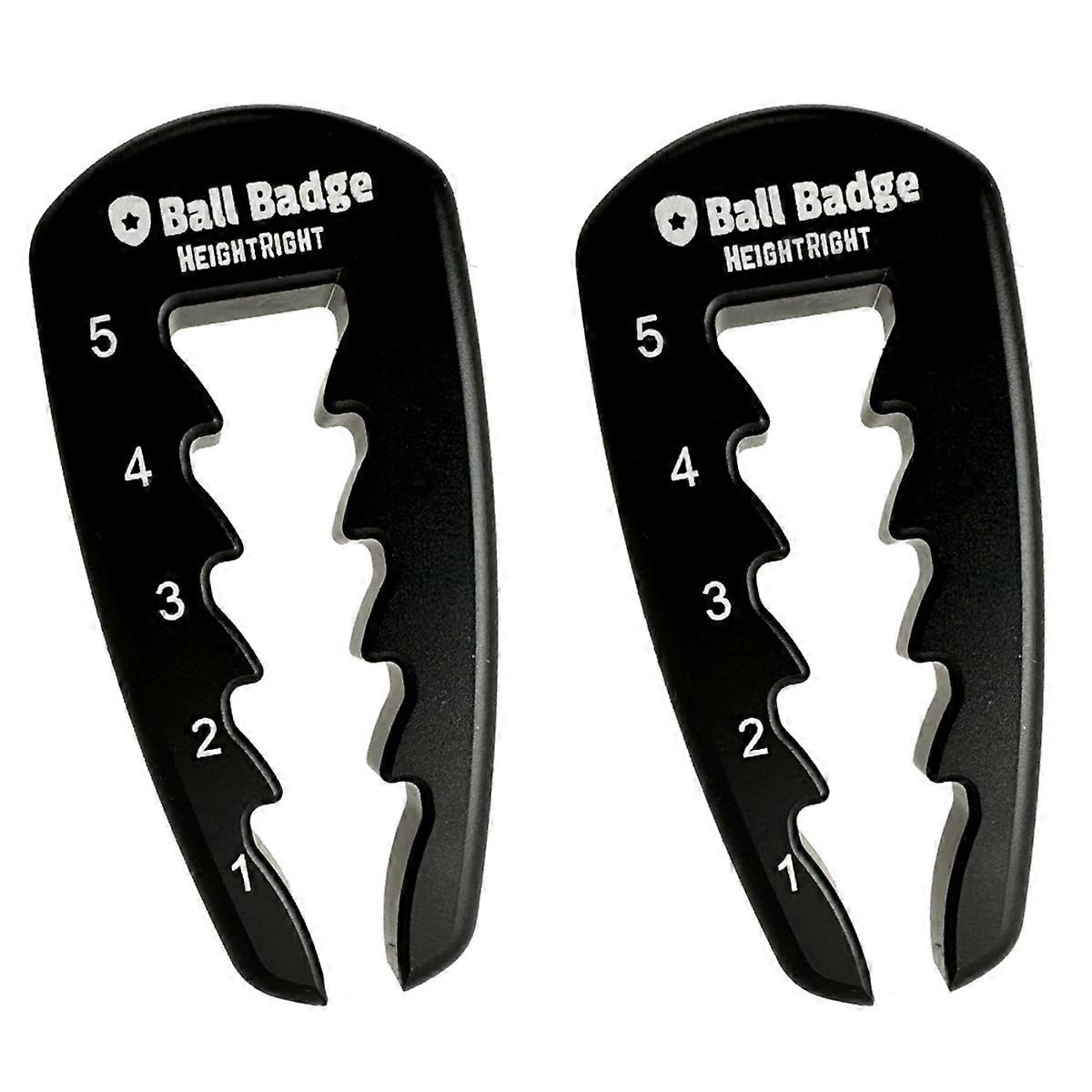 2PCS Adjustable Golf Tee Height Tool Precision Tee Height Setter for Consistent Swings, Easy-to-Use