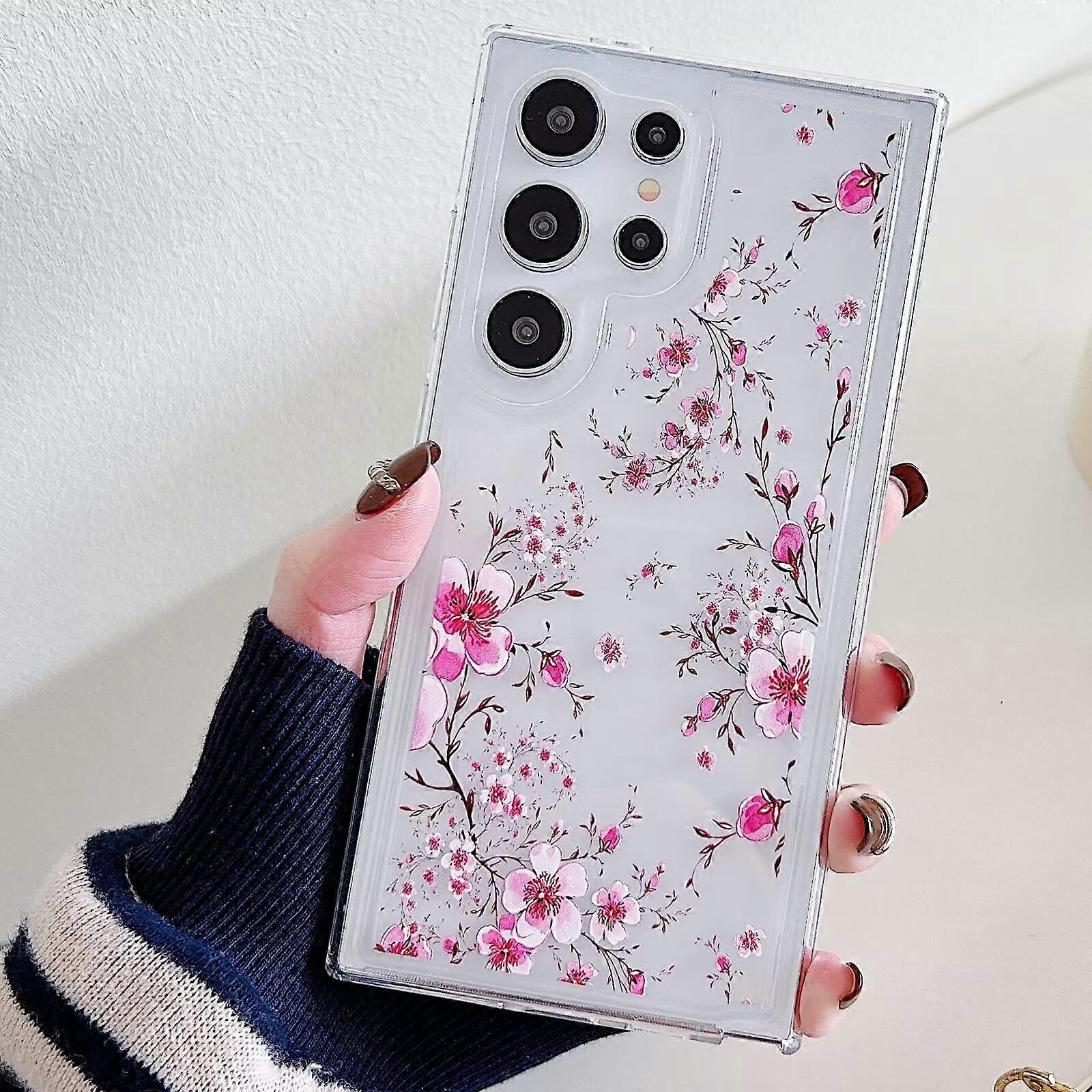 Transparent Silicone Case for Samsung Galaxy A13 5G, Lightweight Soft Shockproof Cover with Colorful Flower Design