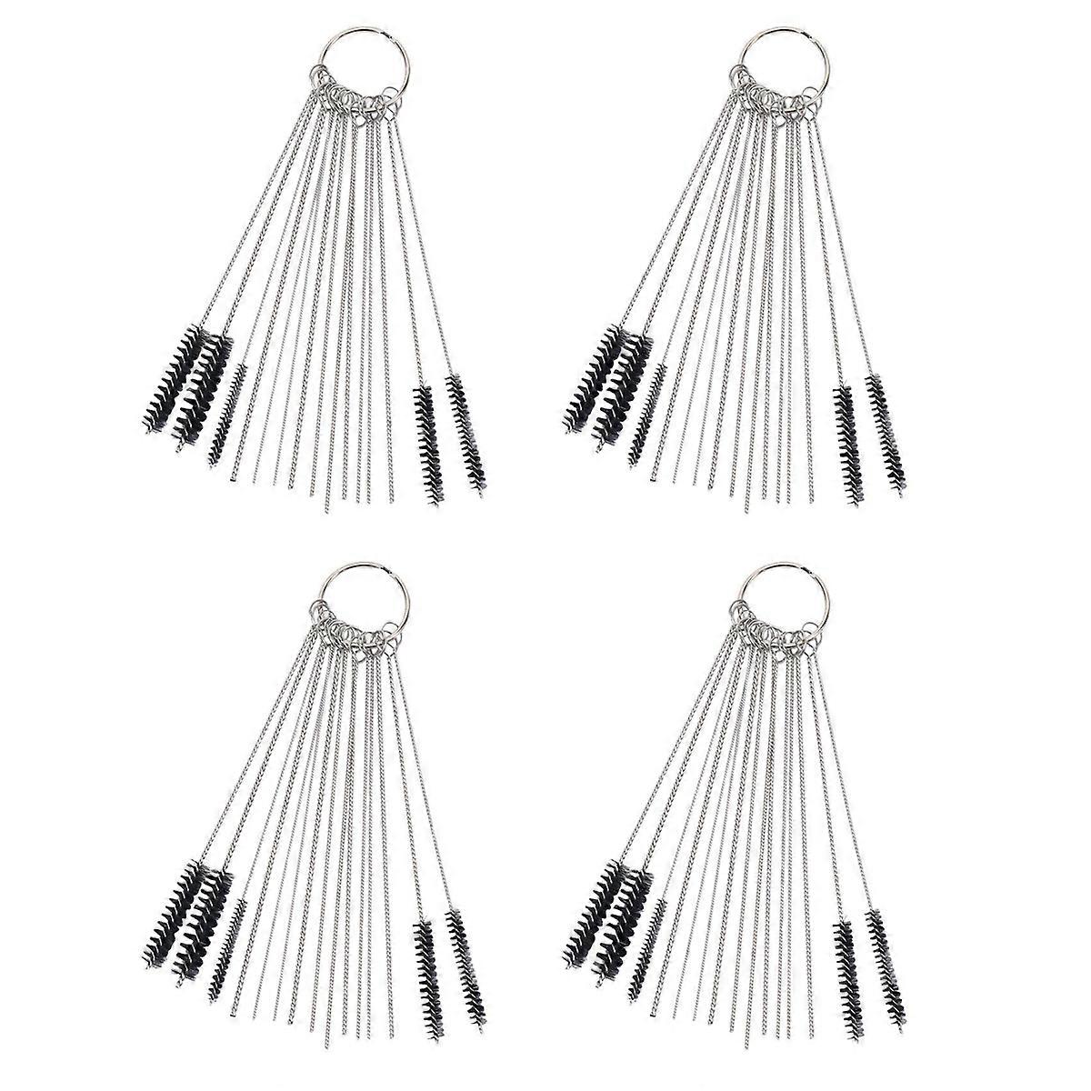 Carburetor Jet Cleaner Tool Kit 10x Cleaning Needles With 5x Brushes