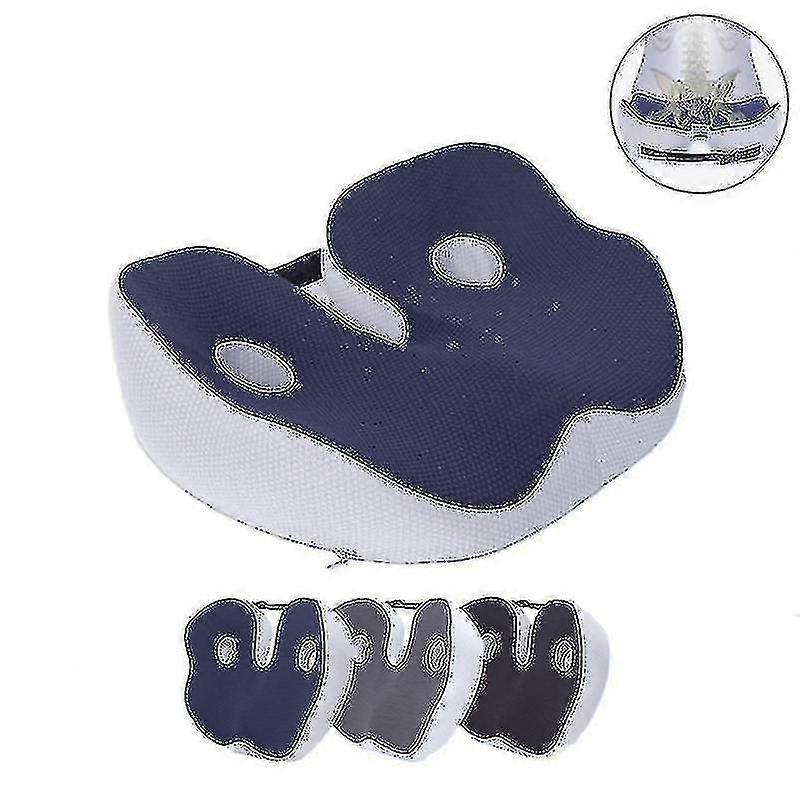 Memory Foam Sit Bone Relief Seat Cushion For Butt Lower Back Hamstrings Hips Ischial Tuberosity Reduce Fatigue Chair