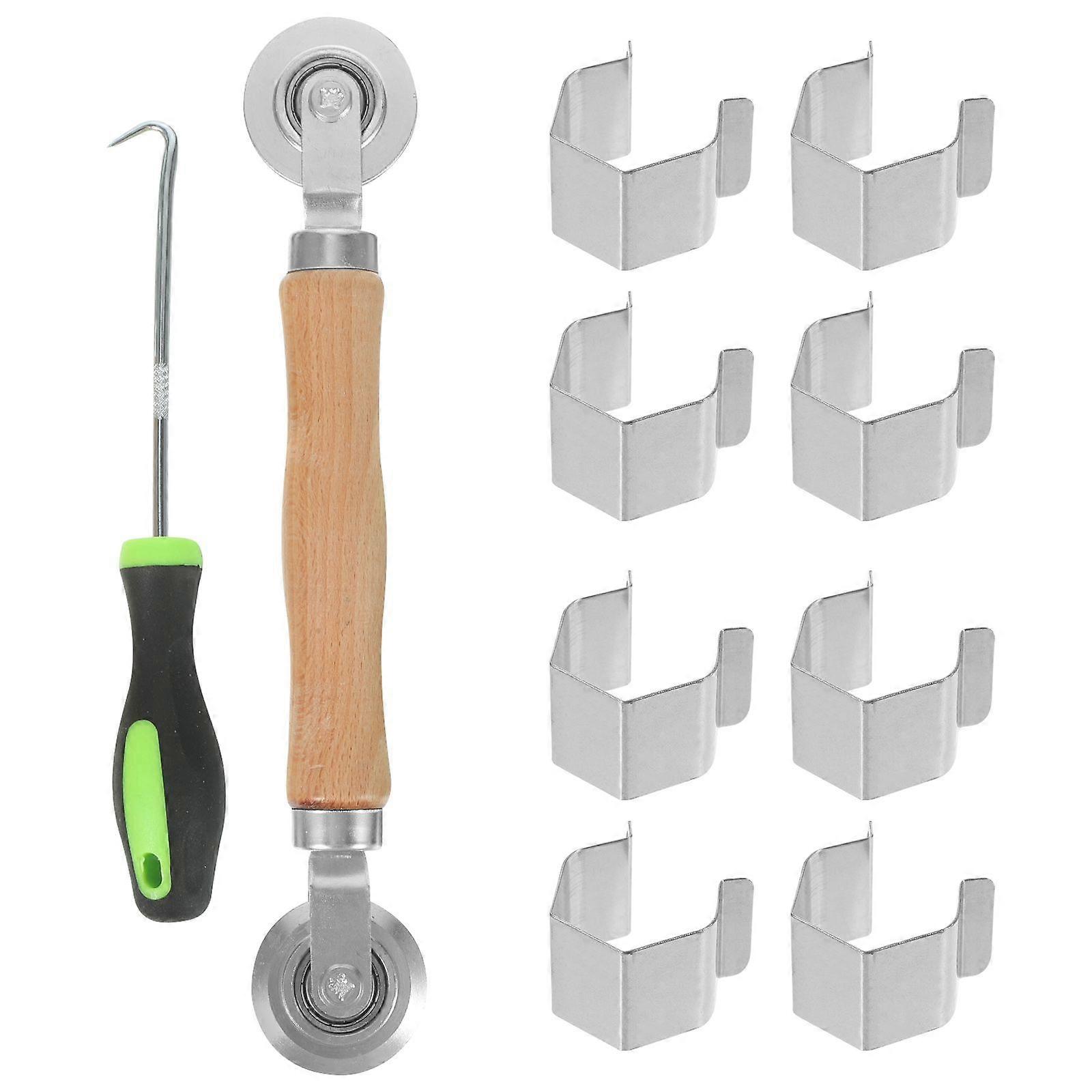1 Set Screen Tools Mesh Window Screen Roller Tool Screen Remover Hook Screen Clips