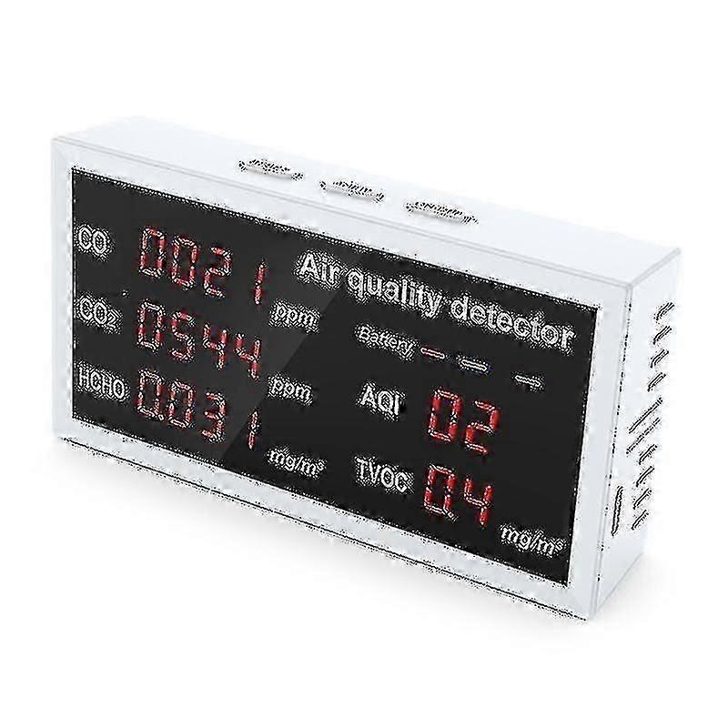Monitor di qualità dell'aria ad alta precisione Co Co2 Hcho Tvoc Detector Gas Detector Led
