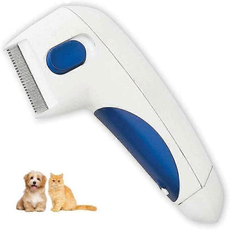 Electronic Flea Comb for Dogs and Cats - Effectively Removes Fleas