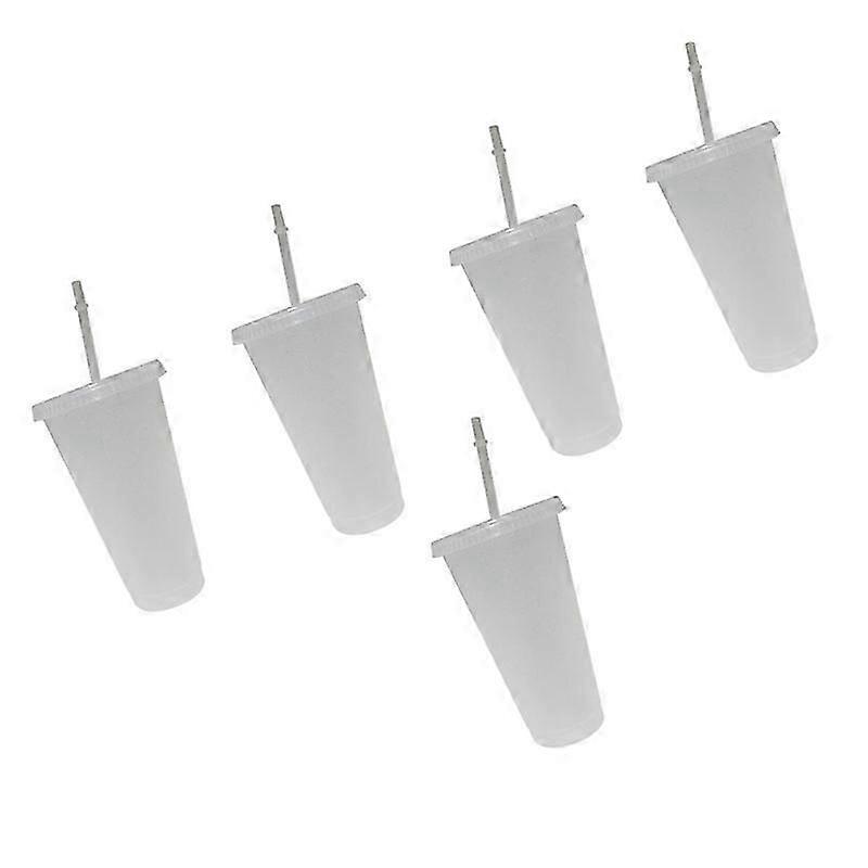 Plastic Tumbler with Straw
