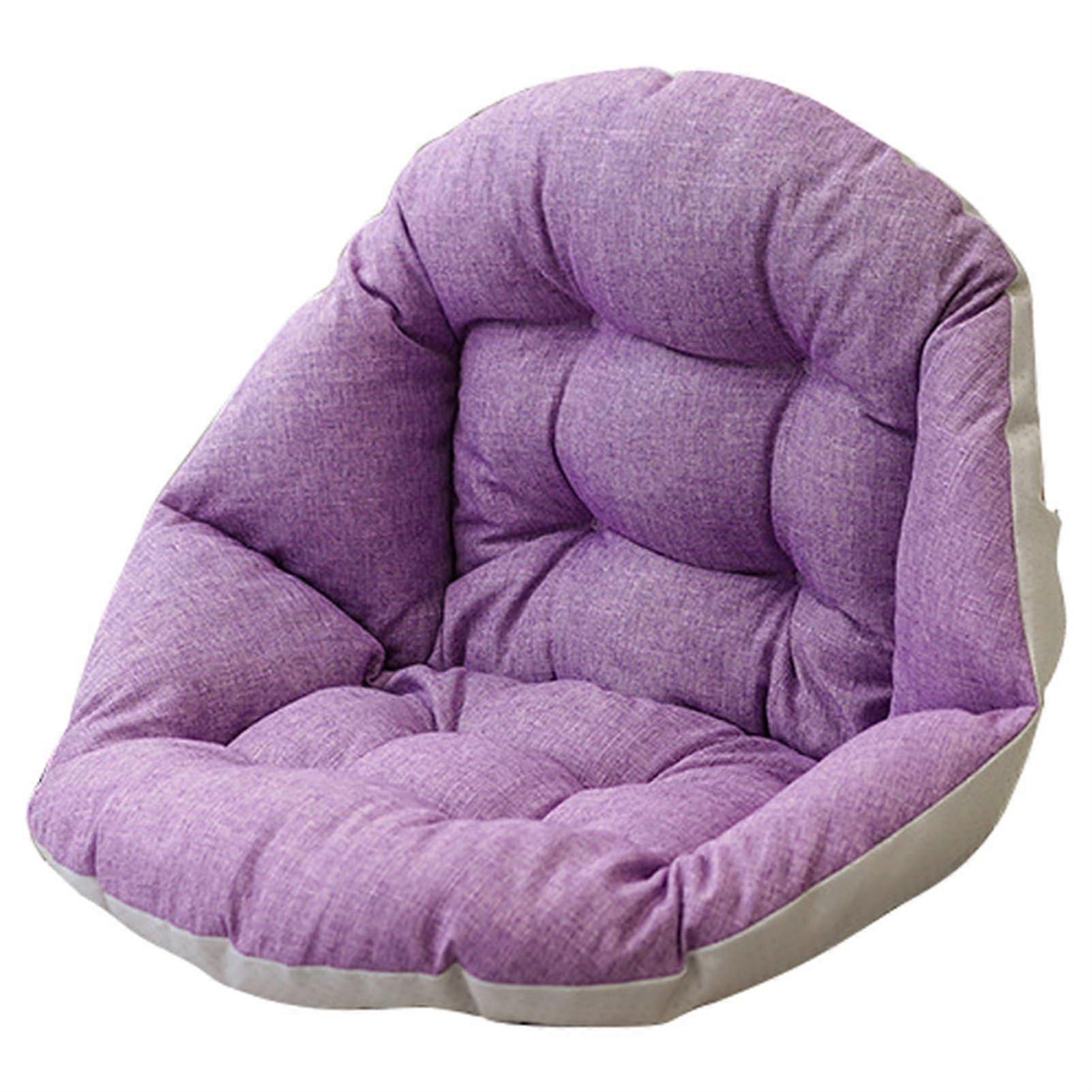 Reading Cushion for Adults, Classroom, Home  Purple Linen Fabric (52x52cm)