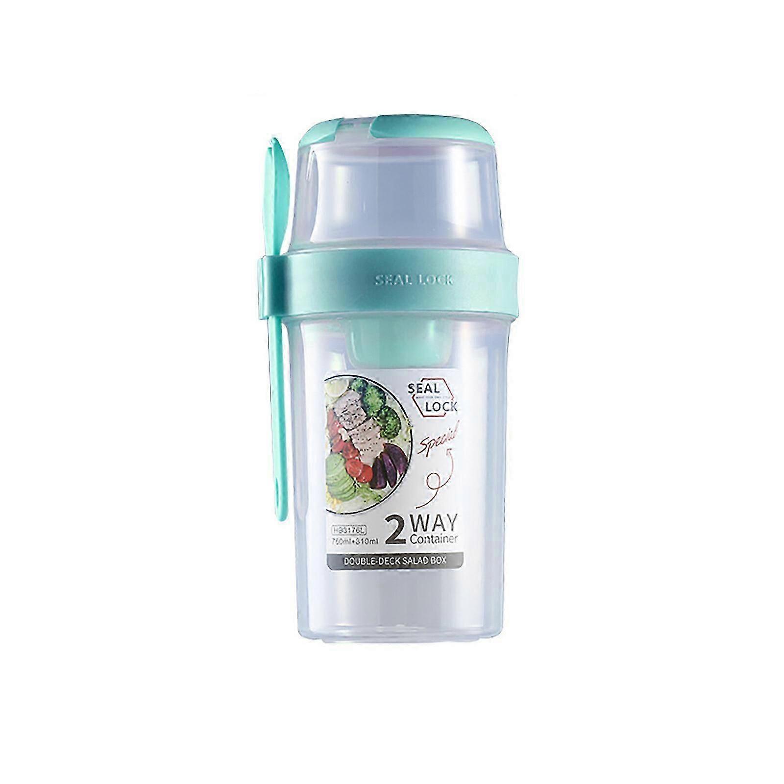 Saláta csésze saláta ételrázó hordozható friss gyümölcs és saláta zöldség