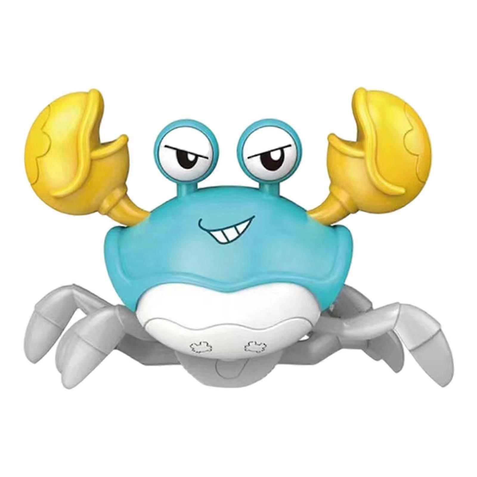 Electric Voice Control Crab Projection Simulation Crab Educational Toys Blue
