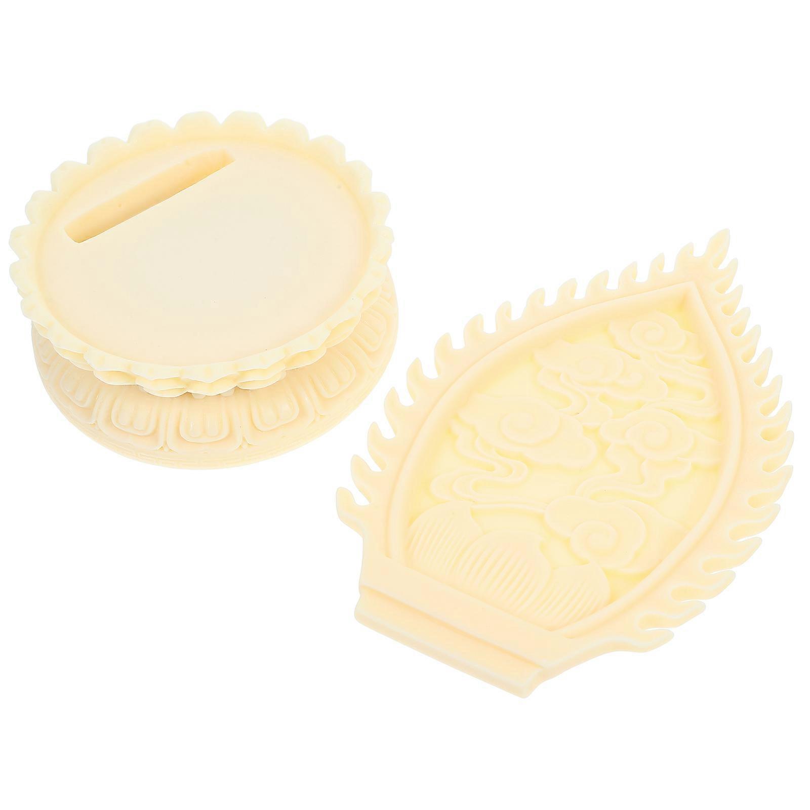 Display Pedestal Carved Display Base Buddha Statue Display Stand Decorative Pedestal Crafts Display Base present Giving Handicrafts 1Pcs