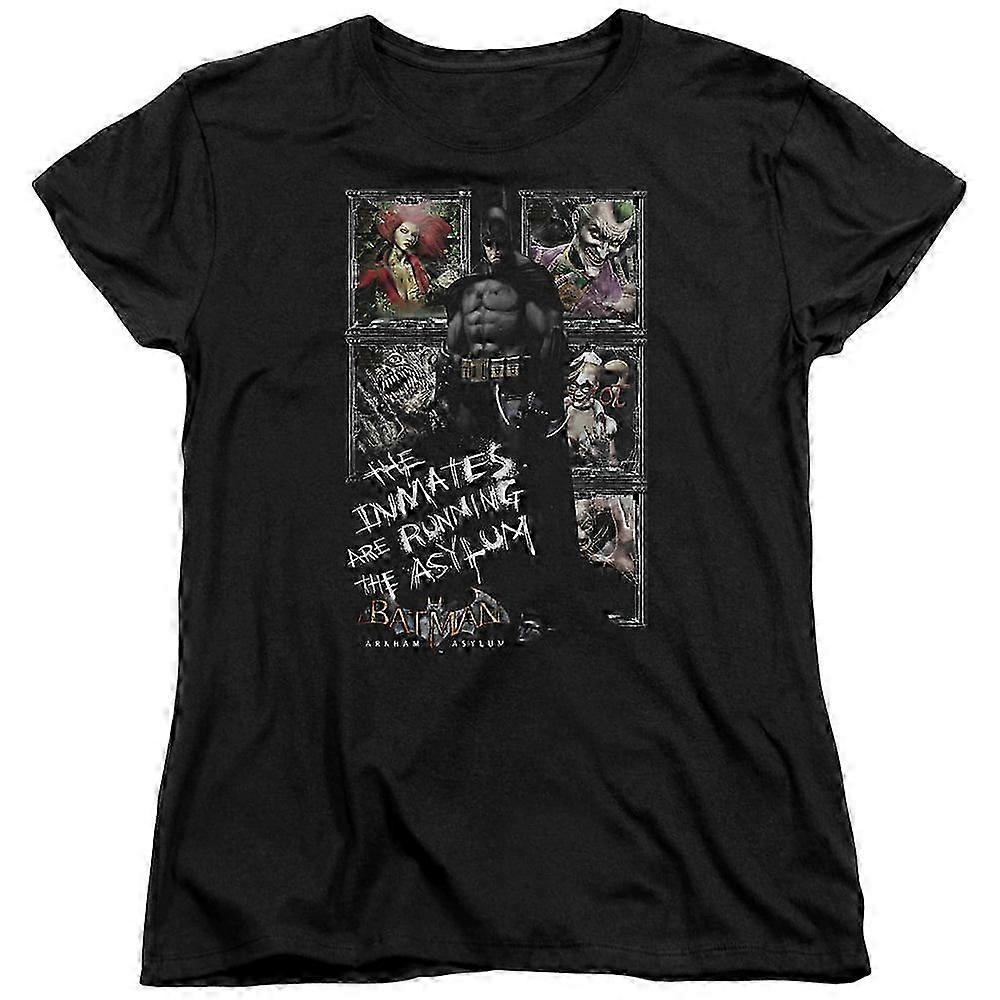 Chemise à manches courtes femme - Large - Compatible avec Batman Aa - Running The Asylum