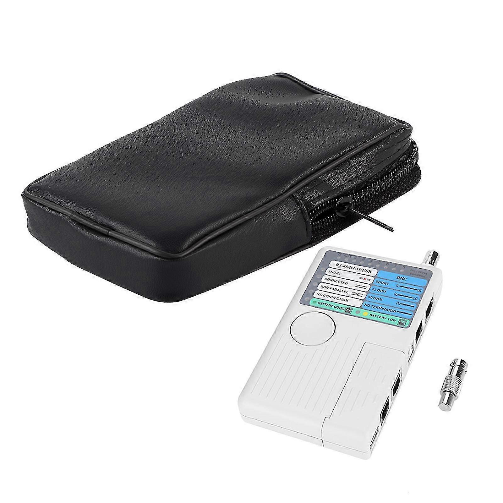 4-in-1 Portable LAN Network Cable Tester for UTP STP Cables Tracker