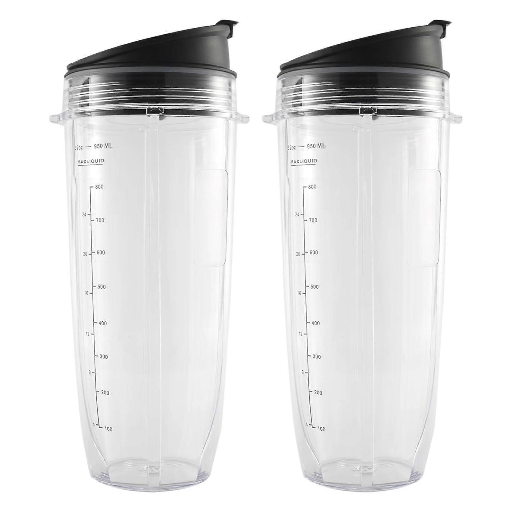 VNJUGF A61T32Ounce Cup with Sealed Lid, Replacement Parts and Accessories, 1000W and Dual Mixer Wanglan