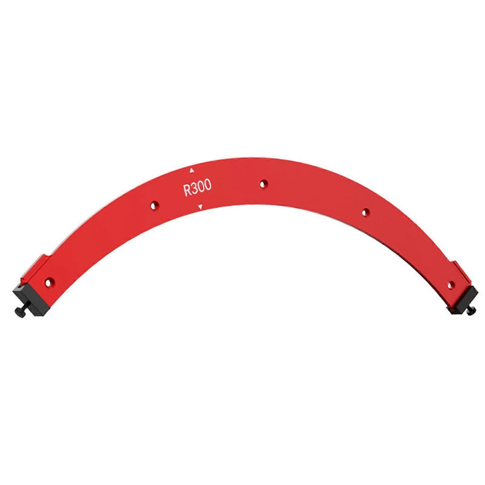 Aluminum angle templates, large sheets, for cutting auxiliary shapes, R100/R150/R200/R250/R300