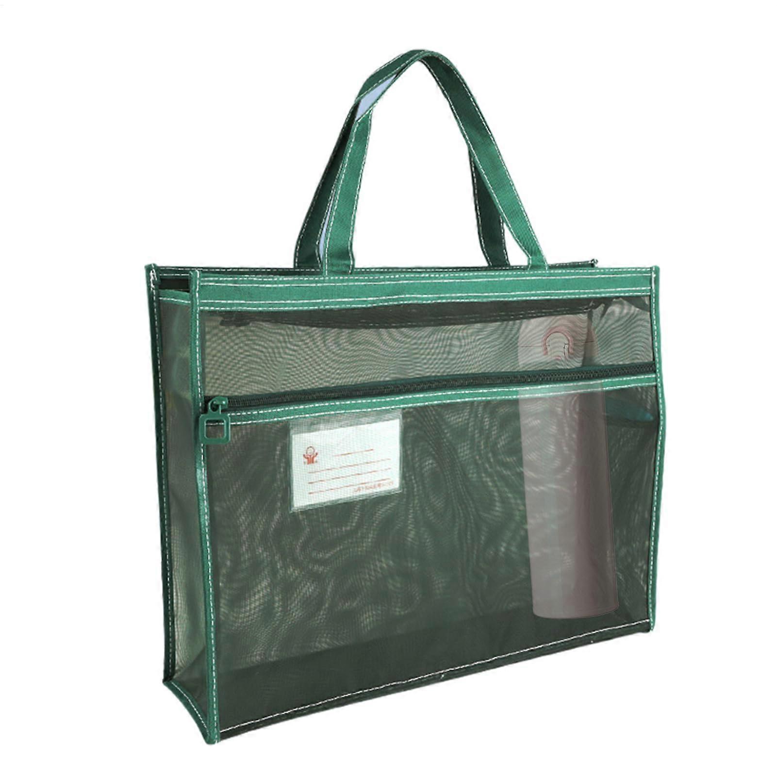 Mesh Art Supply Bag Poster Carrying Storage Large Mesh Folder Sleeve