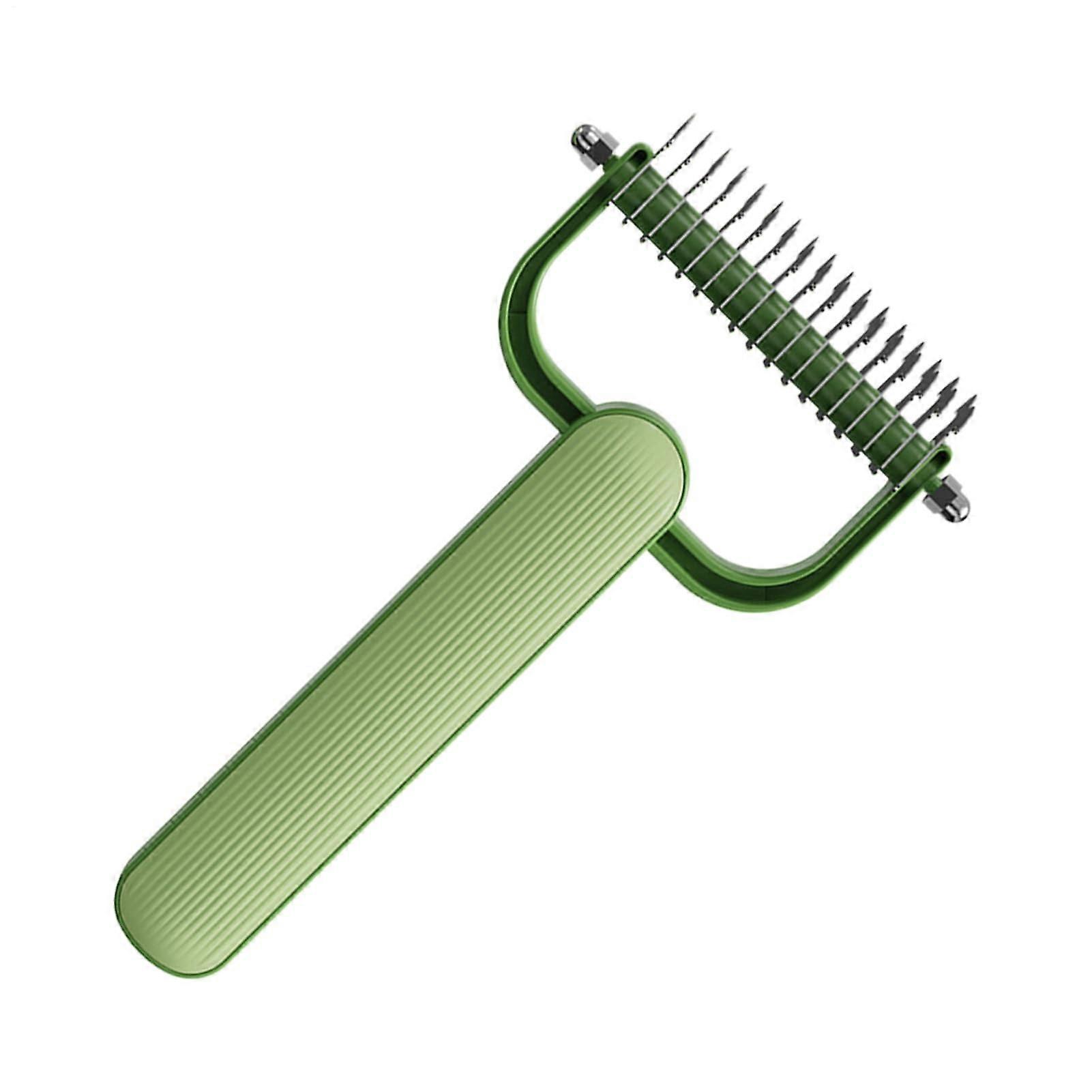 Demating Comb for Dogs 2Sided Undercoat Rake for Dogs Cats Deshedding Brush