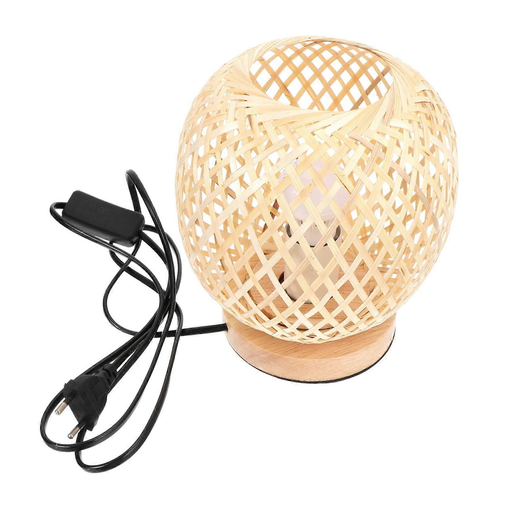 1 Piece Bamboo Desk Lamp Retro Vintage Desk Lamp Table Lamp Bedside Lamp Desk Lamp Desk Lamp Vintage Table Lamp