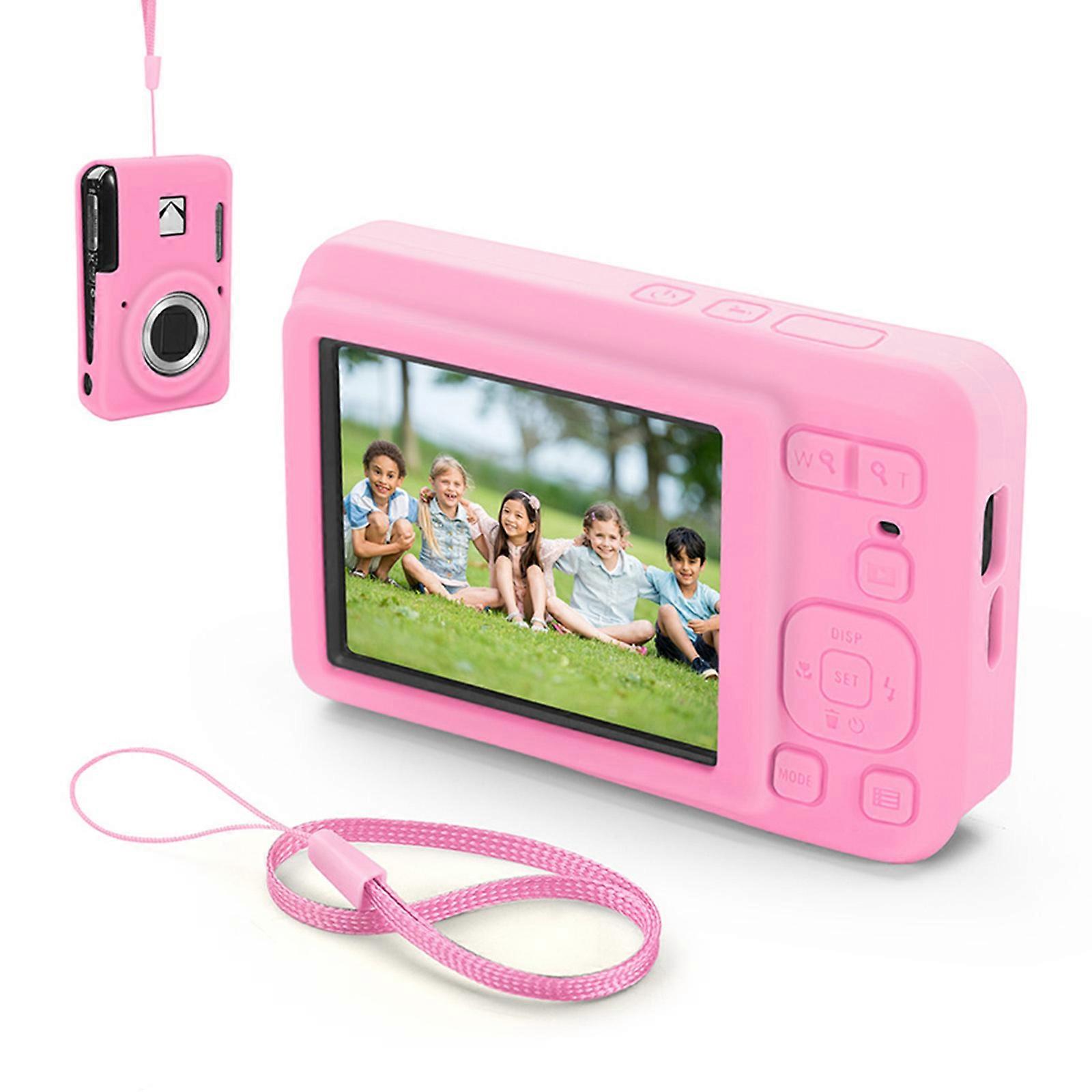 Camera Silicone Case Protective Case for KODAK PIXPRO FZ55 Digital Camera (Pink)