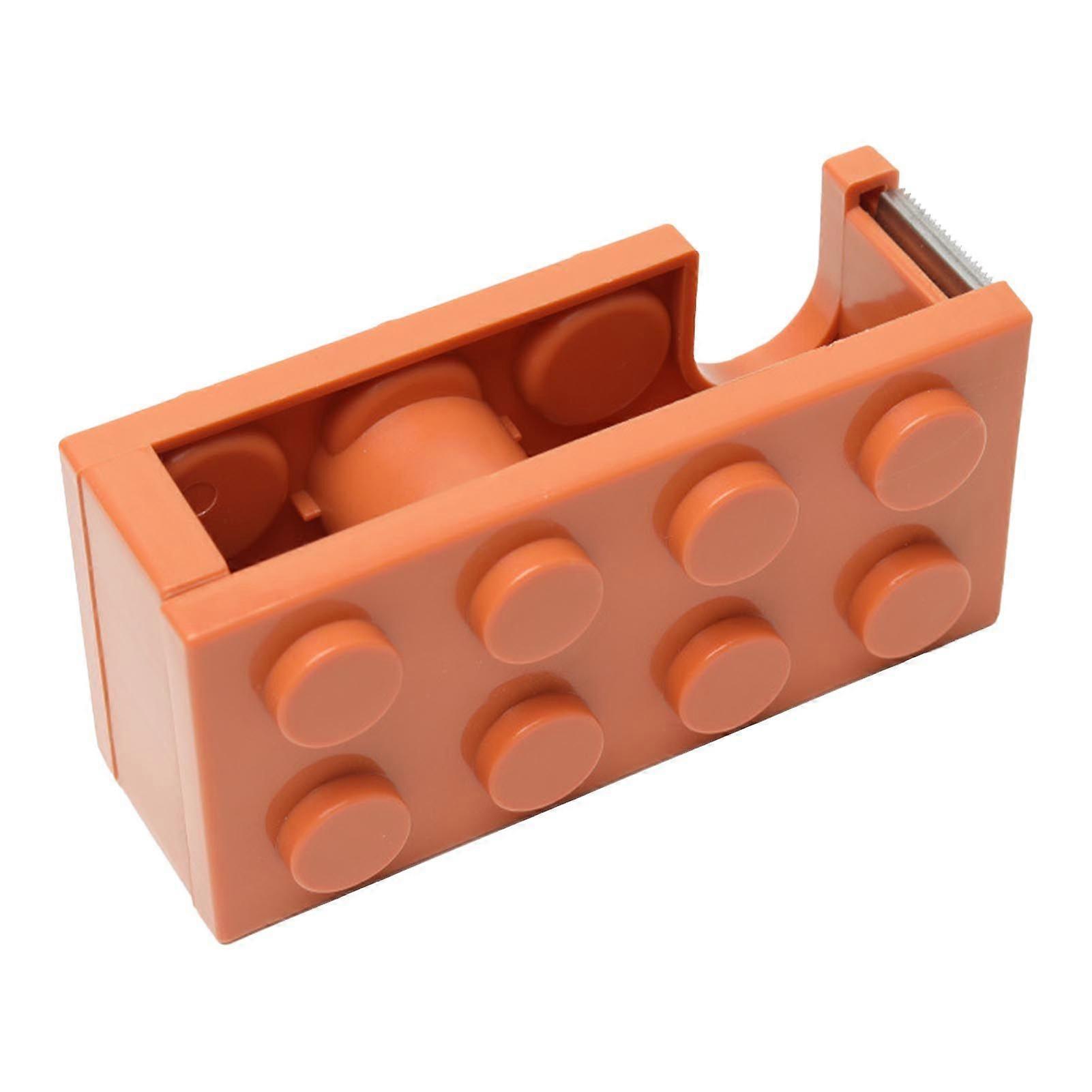 2025 Latest Model  Tape Dispenser Cute Building Block Shape Easy Cutting Desk