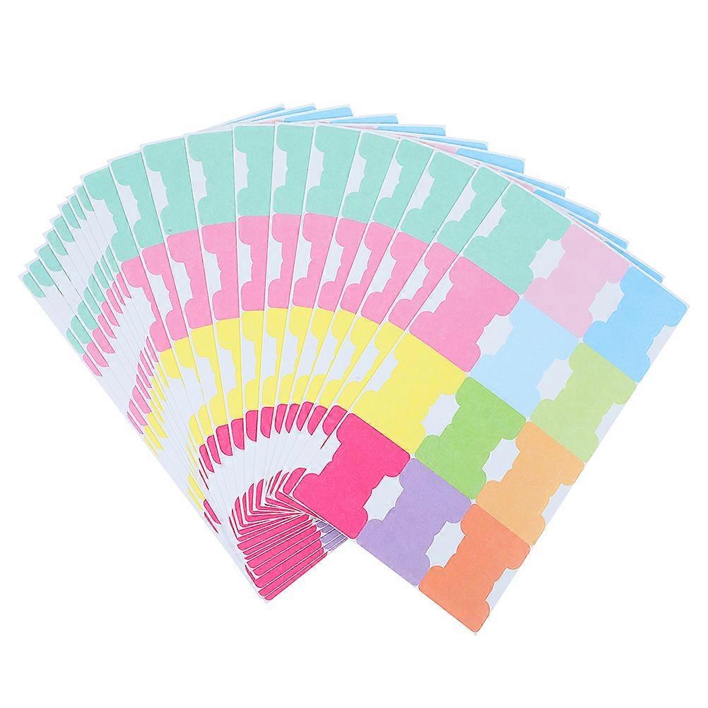 Index Label Page Tabs Writable Highlighting Vibrant Paper 24Pack Home Office Supplies