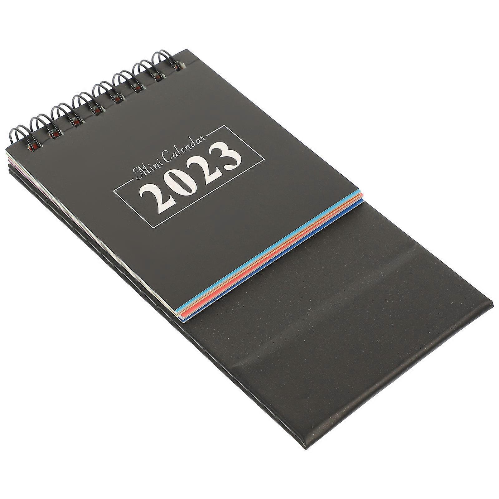 Decorative Mini Calendar Study Room Appointment Tracking Coil Binding 8.5X7.6X6CM Paper 1Pack