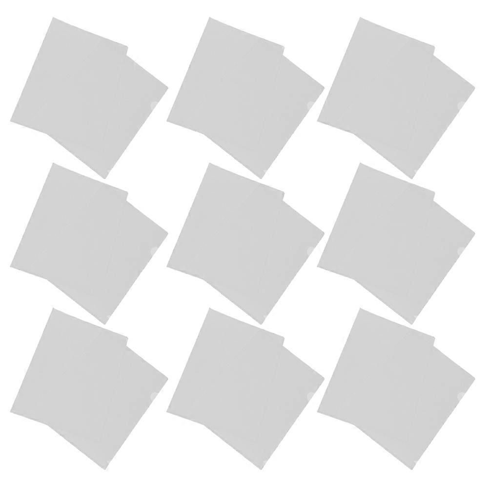 Transparent Document Folders for School Homework Assignments Office Workplace 50Pcs
