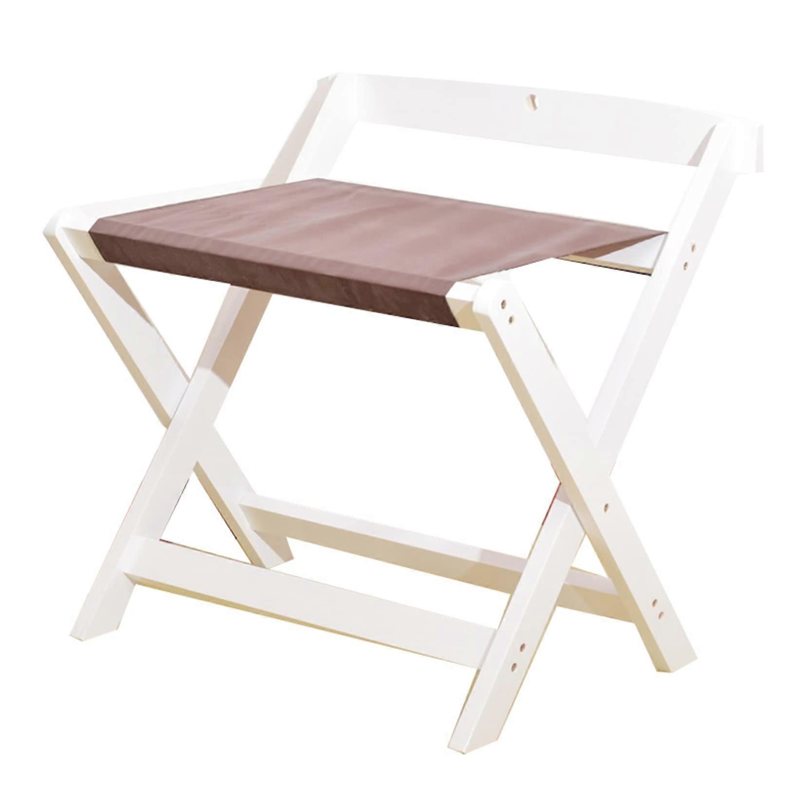 Portable White Folding Hotel  Home Luggage Stand