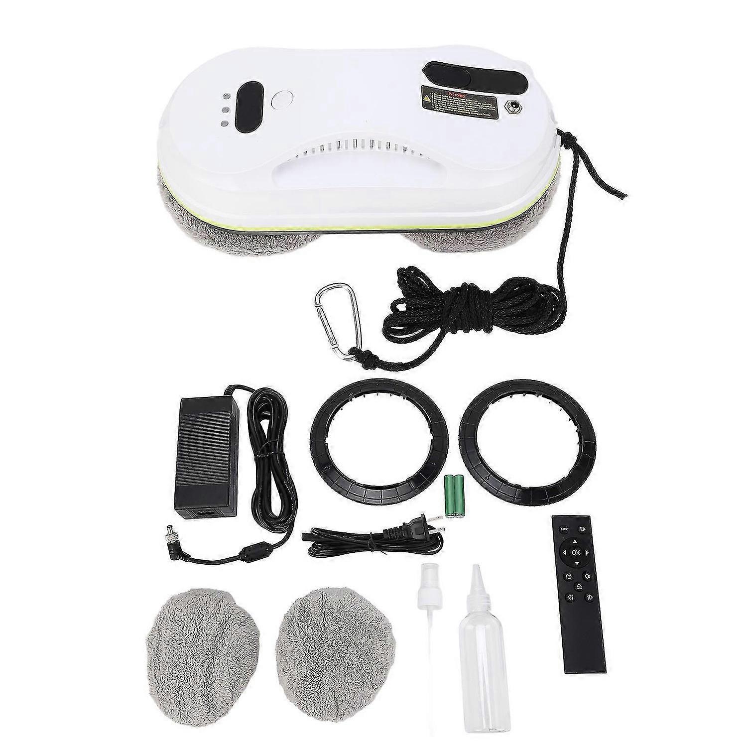 Robotic Window Cleaner Full Automatic Multifunctional Water Spray Window Cleaning Robot for Indoor US Plug