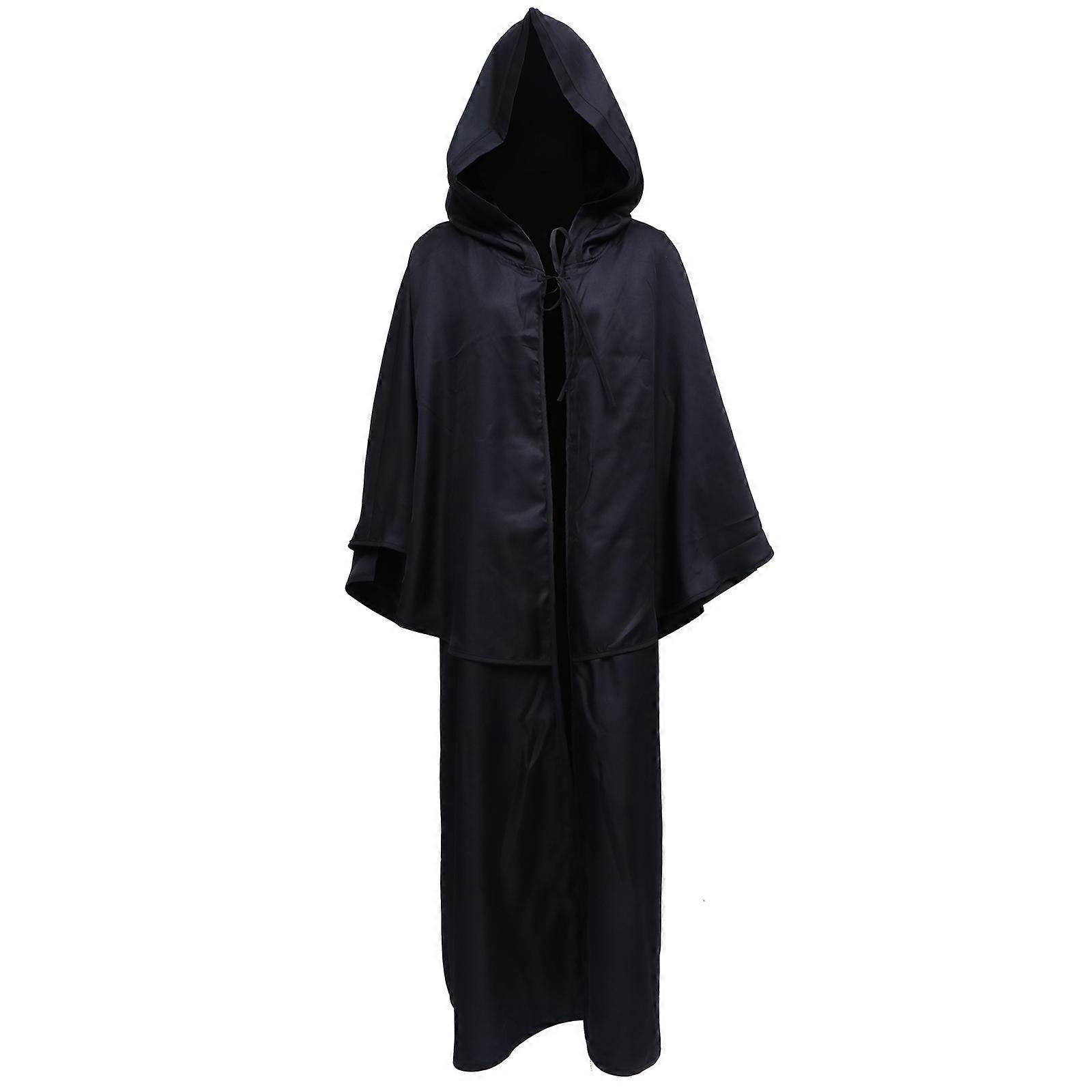Halloween Hooded Cloak Cape Cozy Robe for Men – Stylish Costume for Party & Cosplay, Durable & Attractive Design