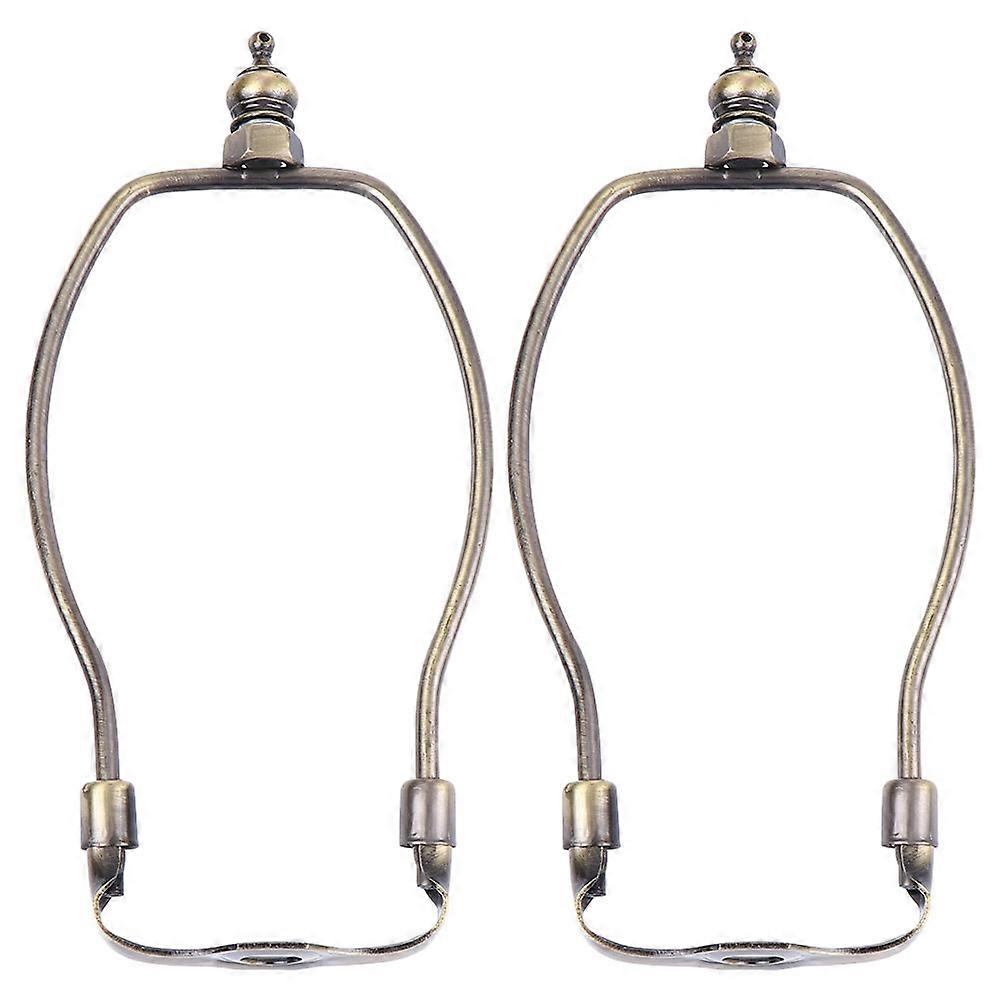 Table Lamp Parts Lampshade Fittings For Housewarming Party Chrome Plating Modern Design 6.9×3.5×0.6in 2Pcs
