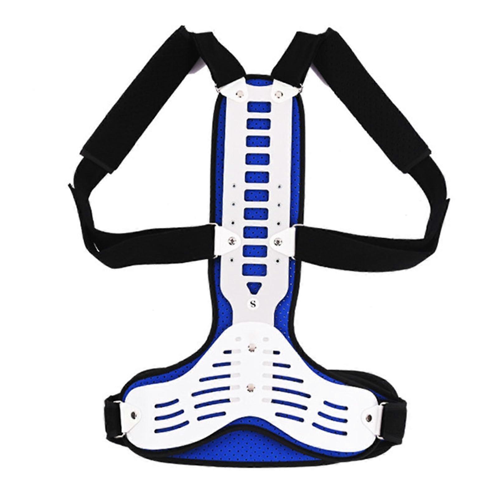 Kyphosis Correction Bandage Adjustable Back Support for Men and Women, Humpback and Vertebral Compression, Size M