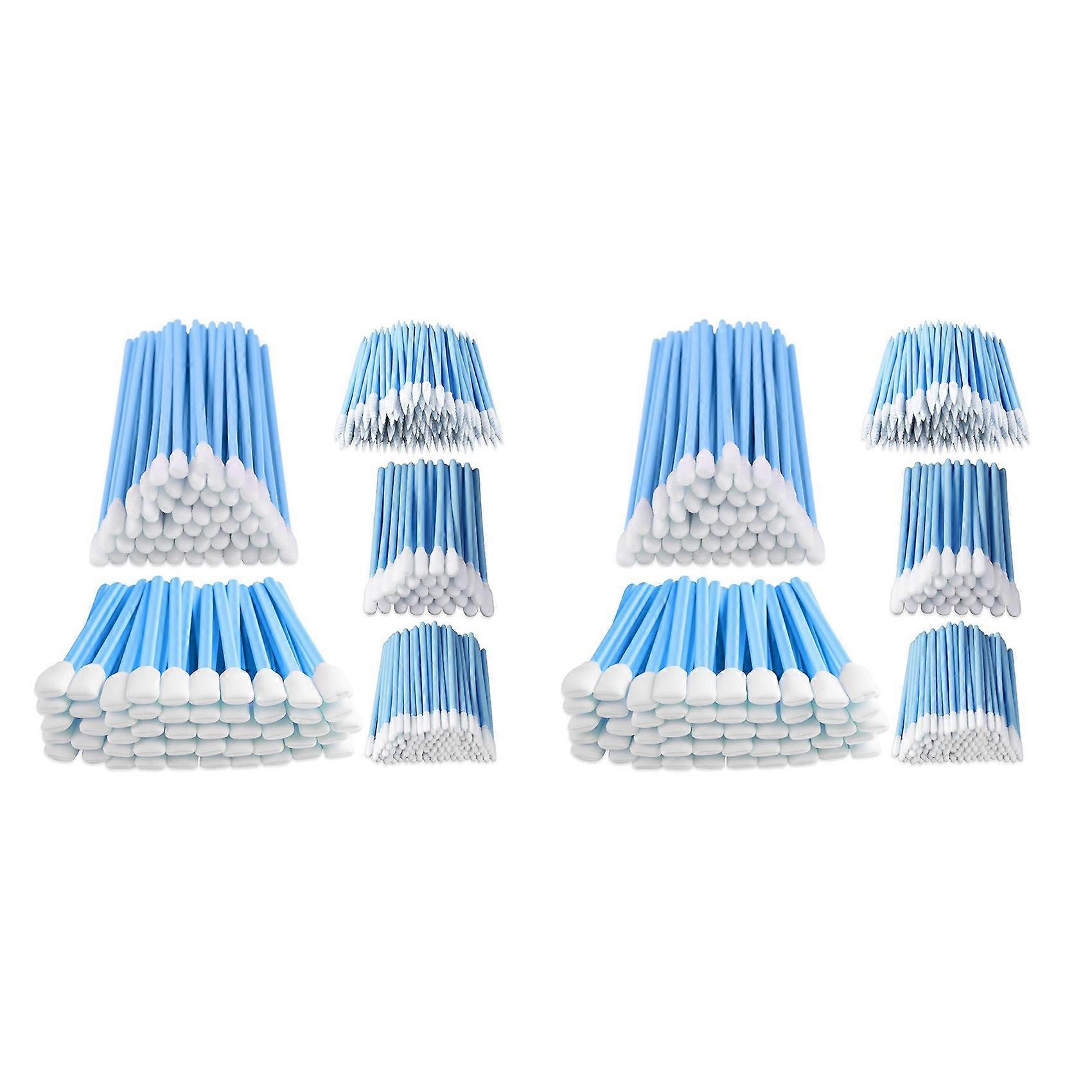 100Pcs Foam Tip Cleaning Swabs -Square Round Cleaning Swabs (5 Types)