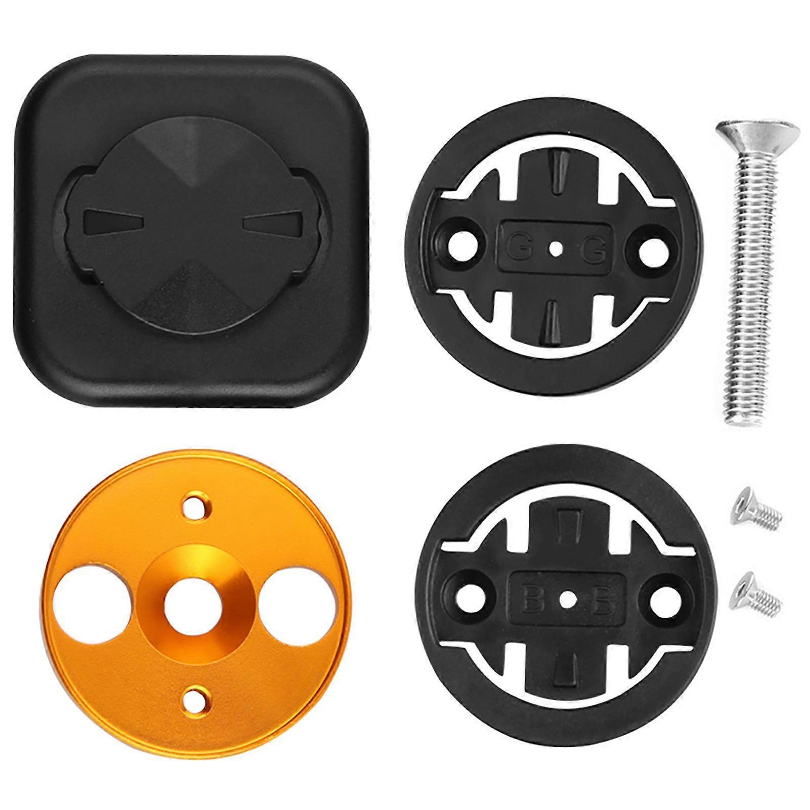 Bike Computer Holder Stem Top Cap Stopwatch Mount Bracket Adapter for Mobile Phone for Garmin for BrytonYMQX)