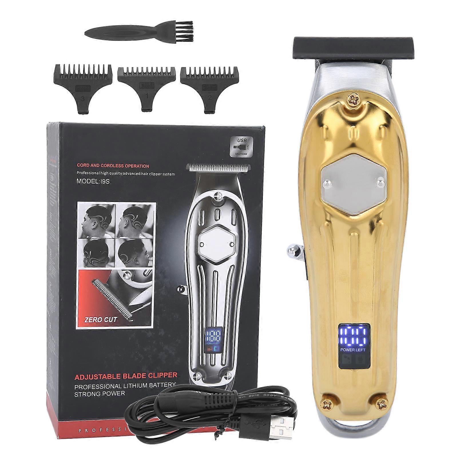 Tondeuse à cheveux rechargeable USB Écran LCD Coiffure électrique Tondeuse à cheveux