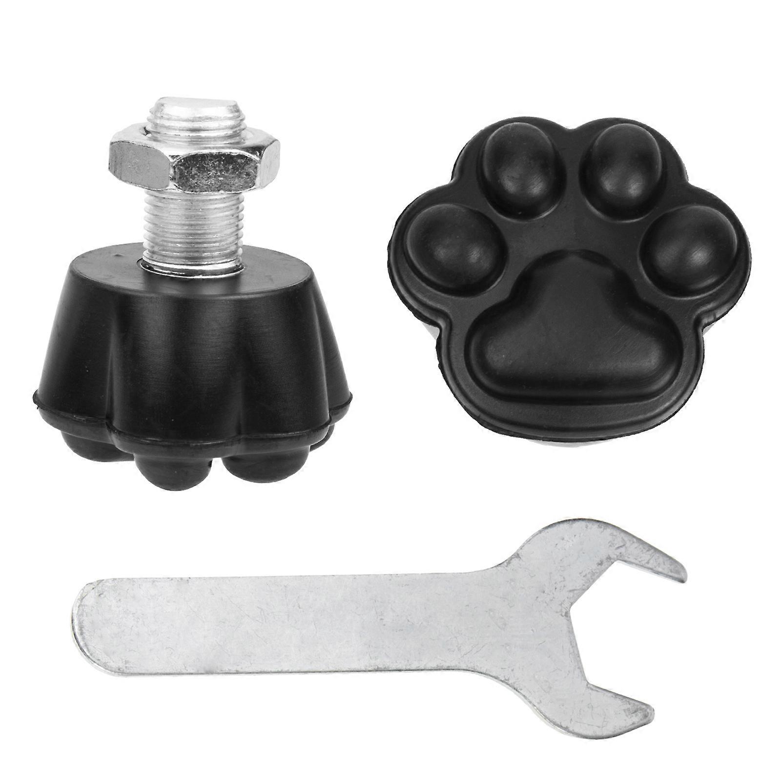 1 Set of Roller Skates Brakes Cat Claw Shape Skates Toe Stops Rubber Skates Brakes Skates Supplies