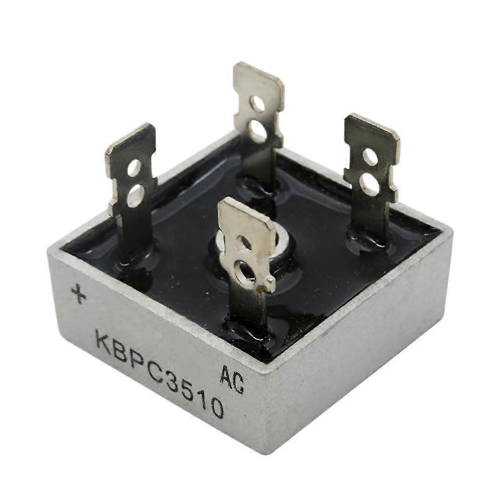 KBPC3510 Electronic Elements Square Diode Bridge Rectifier 1000V 35A Efficiency Rectifier Pack of 1