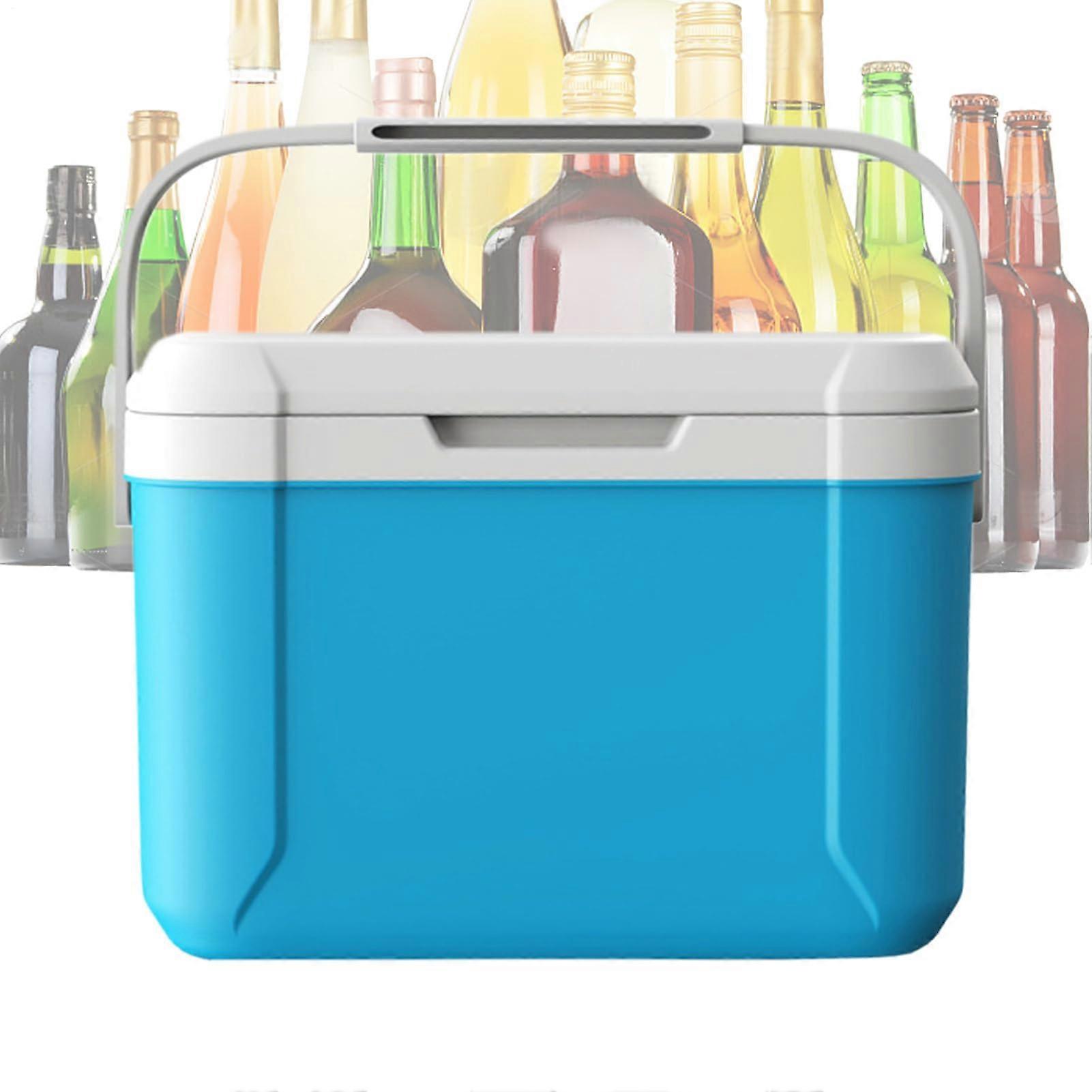 Insulated Cool Box, 5.5 L for Concerts, Camping, Beach, Travel, Blue