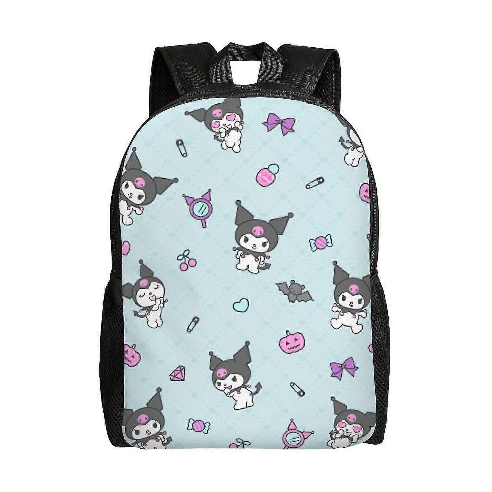 クロミとマイメロディをフィーチャーした子供のためのカジュアルデイパックトラベルバックパック