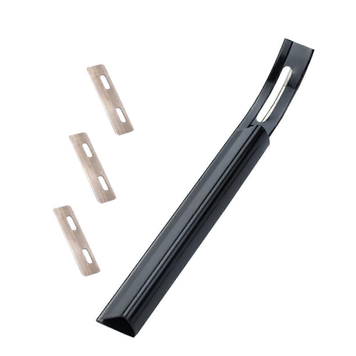 Leather skiving knife with replacement blades, professional tool for thinning leather.