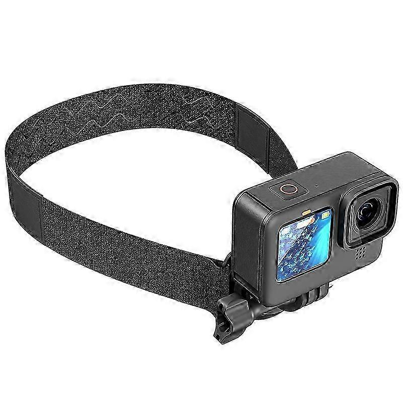 Adjustable Head Strap with Magnetic Connector for Action Cameras